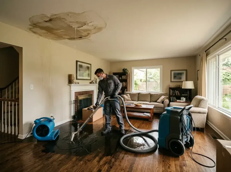 attic-pipe-burst-ceiling-drip-008 — frequently asked questions, Water Damage Restoration & Carpet Care in Gassville, AR